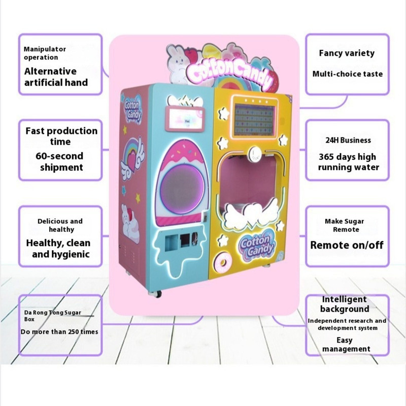 Fully Automatic Cotton Candy M - Candy Vending Machine review and price