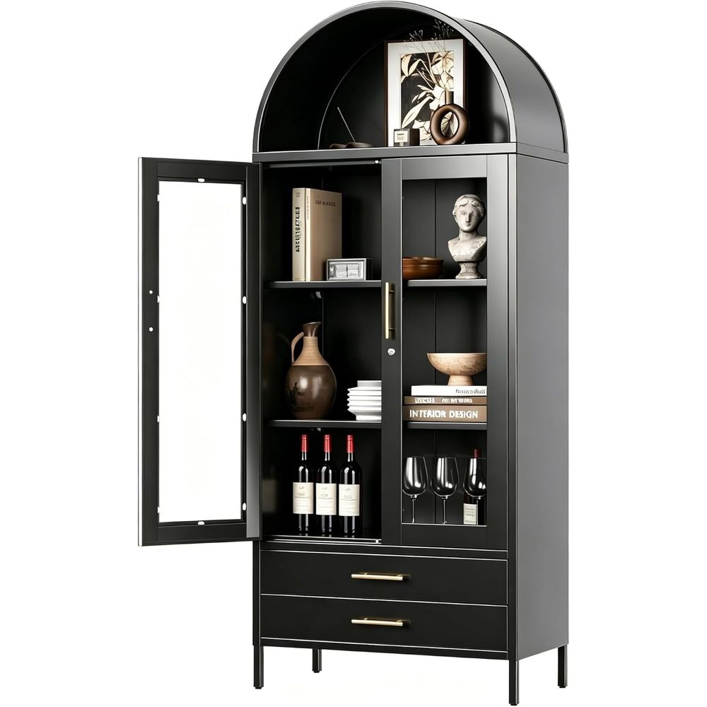 73 High Metal Display Cabinet  - Glass Cabinet Display review and price