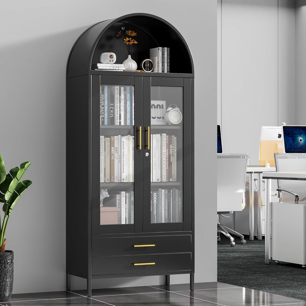 73 High Metal Display Cabinet  - Glass Cabinet Display review and price
