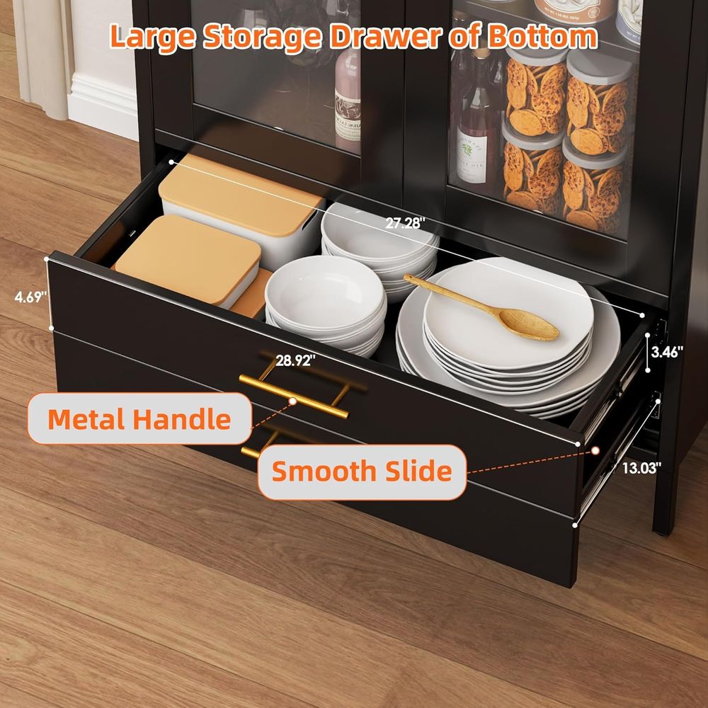 73 High Metal Display Cabinet  - Glass Cabinet Display review and price