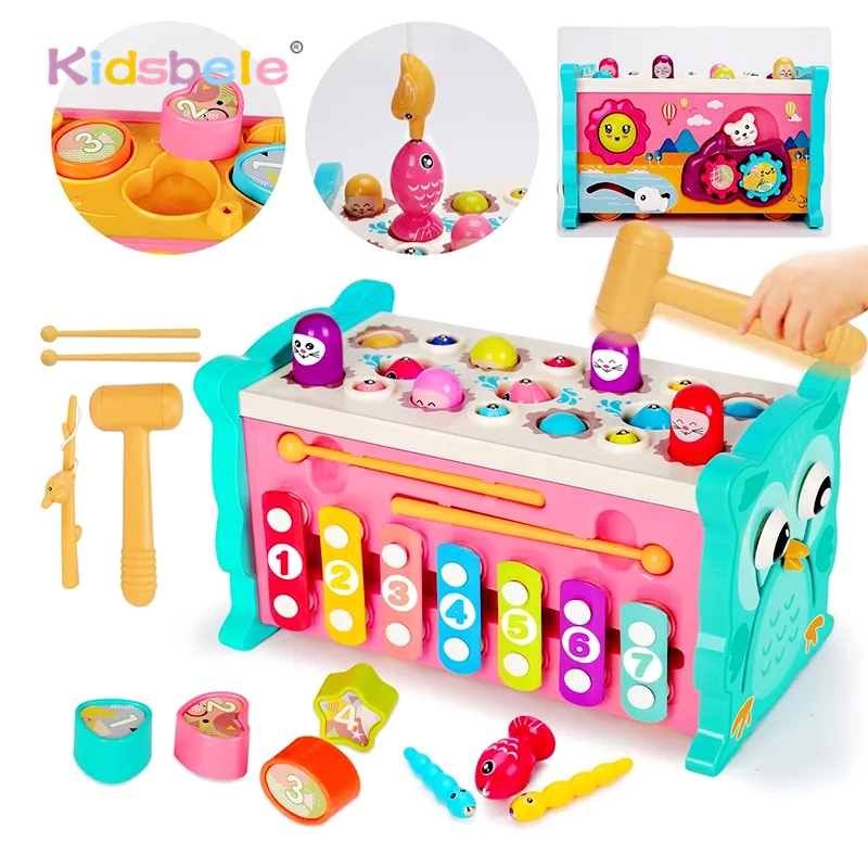 Kids Montessori 8 in 1 Fishing - Whack A Mole Arcade review and price