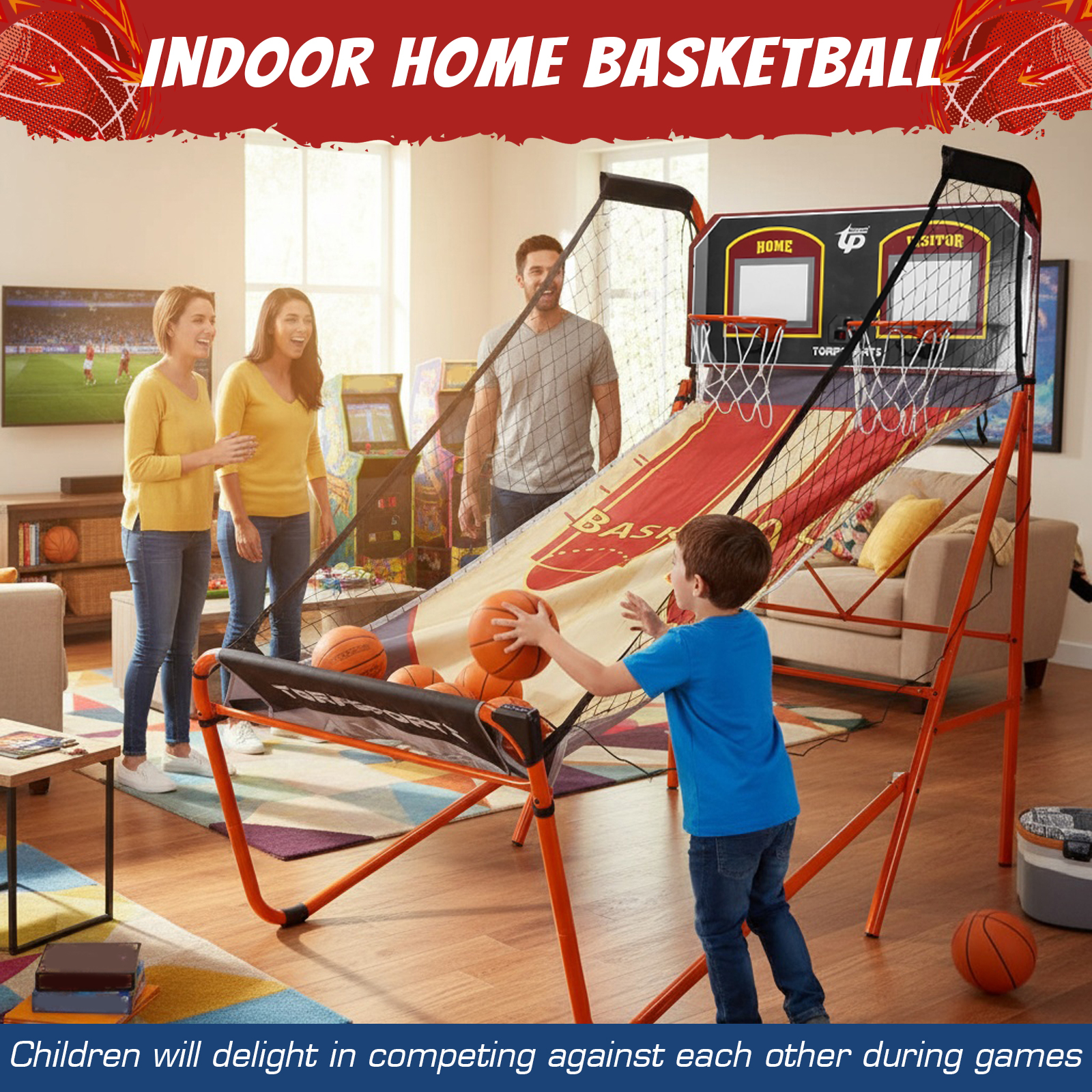 Arcade Basketball Game Set Inf - Arcade Games & Vending Llc Photos review and price