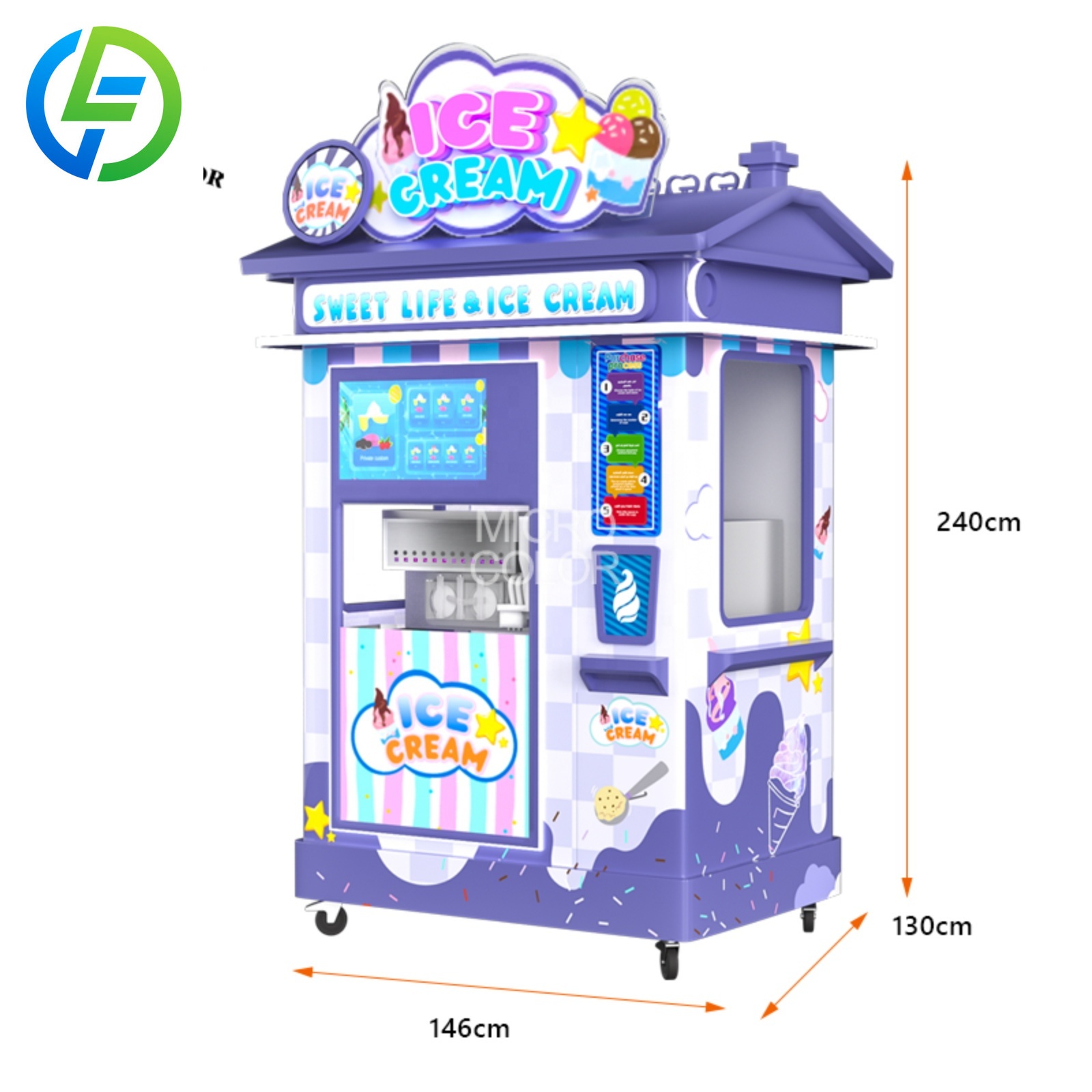 24 Hour Commercial Yogurt Soft - Vending Machine Qr Code review and price
