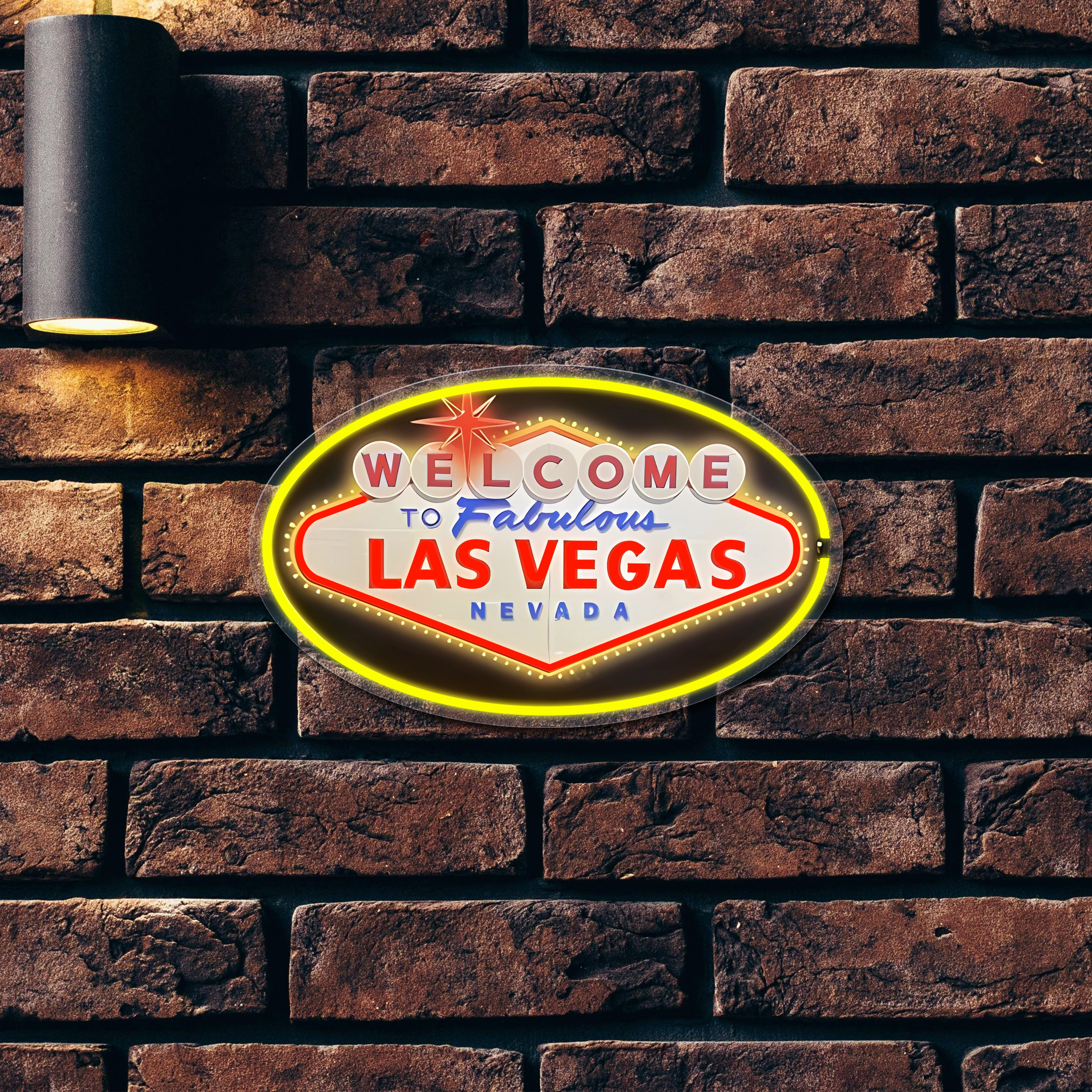 1 piece Welcome to Las Vegas L - Arcade Las Vegas review and price