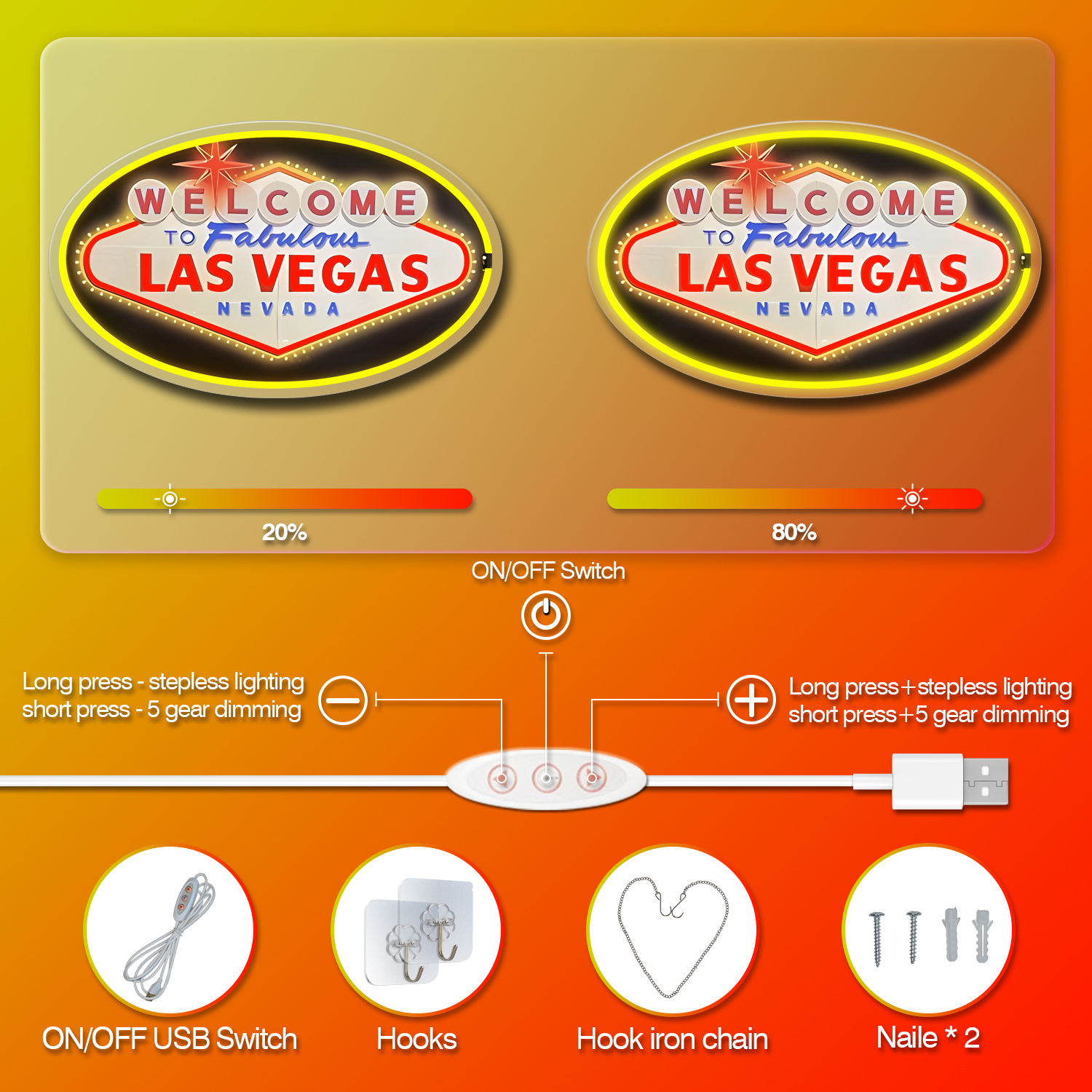 1 piece Welcome to Las Vegas L - Arcade Las Vegas review and price