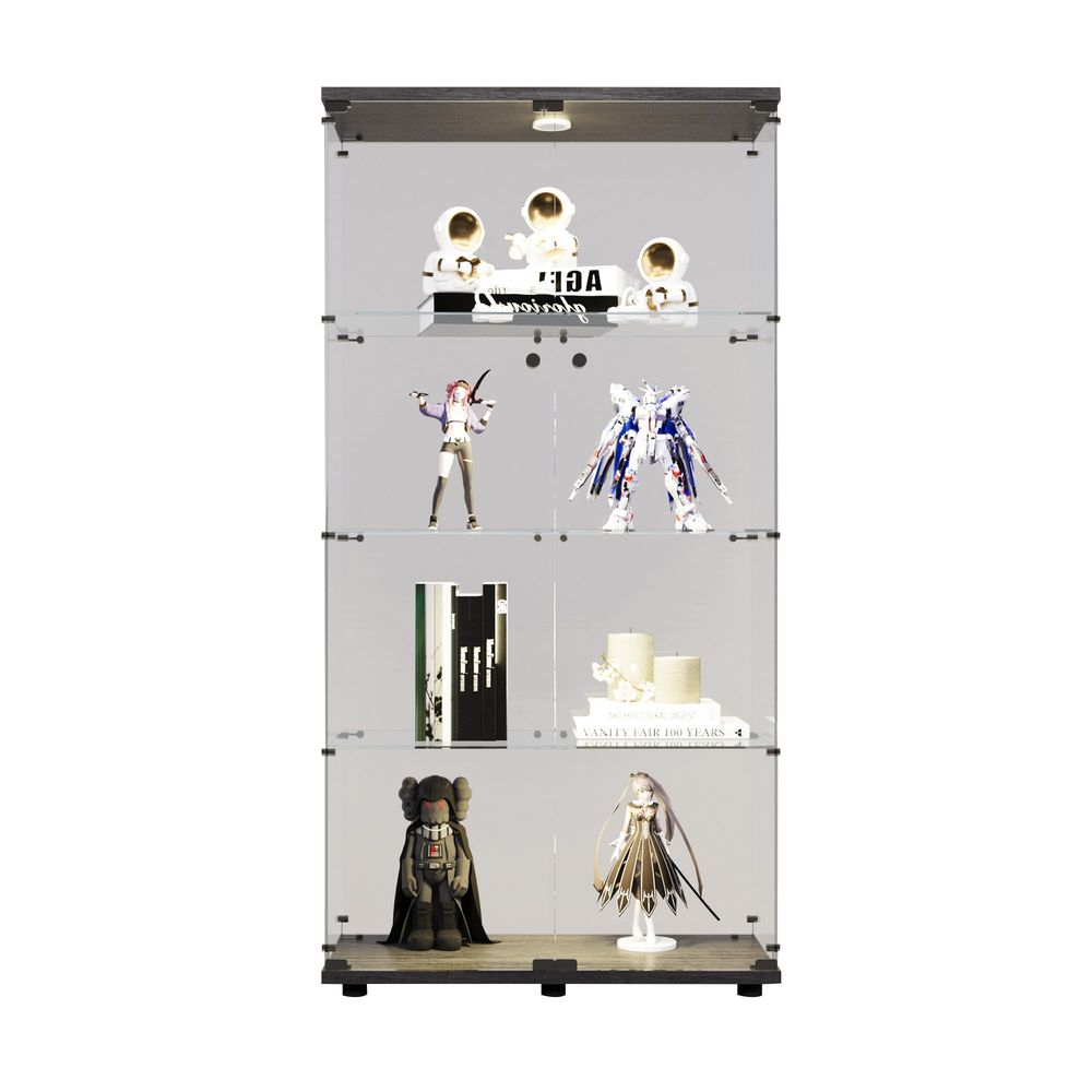 4Shelf Tempered Glass Display  - Glass Cabinet Display review and price