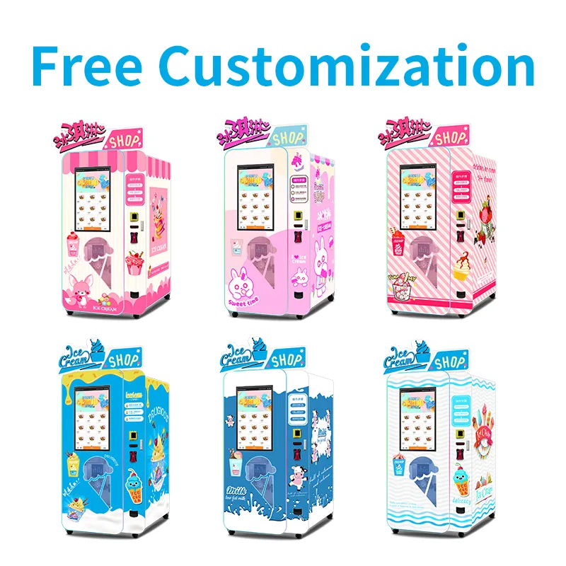 Soft Ice Cream Vending Machine - Commercial Vending Machine review and price