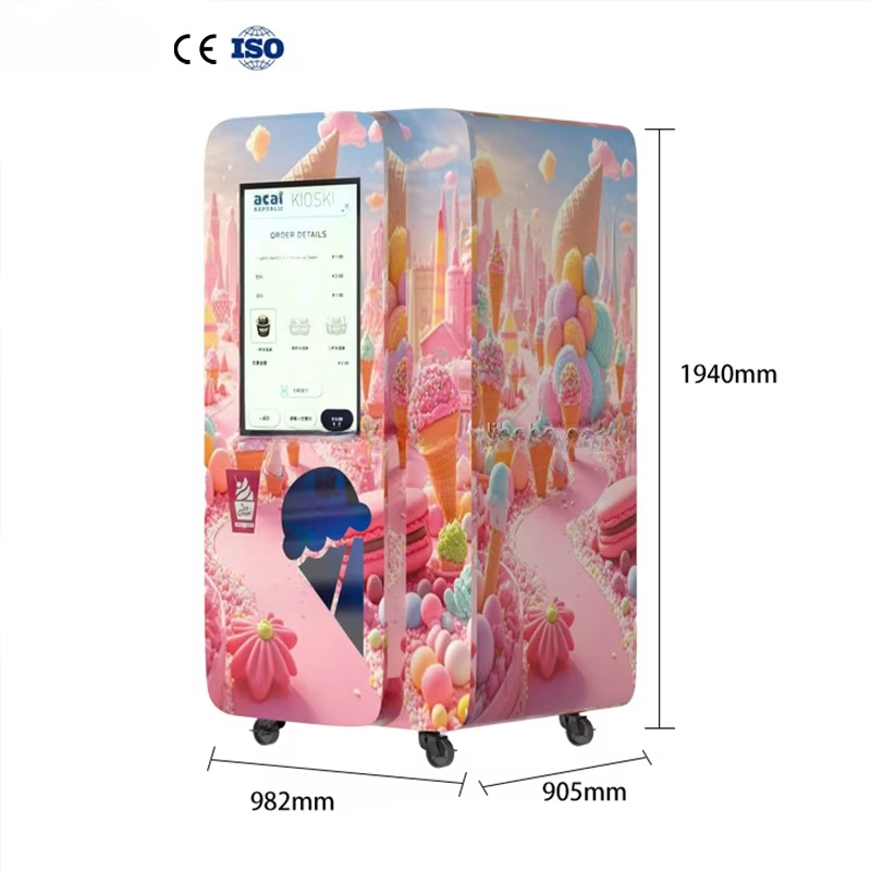 Soft Ice Cream Vending Machine - Commercial Vending Machine review and price