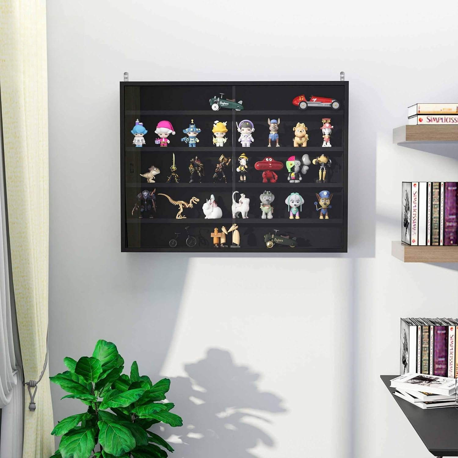 5-Tier Display Cabinet, Glass  - Glass Cabinet Display review and price
