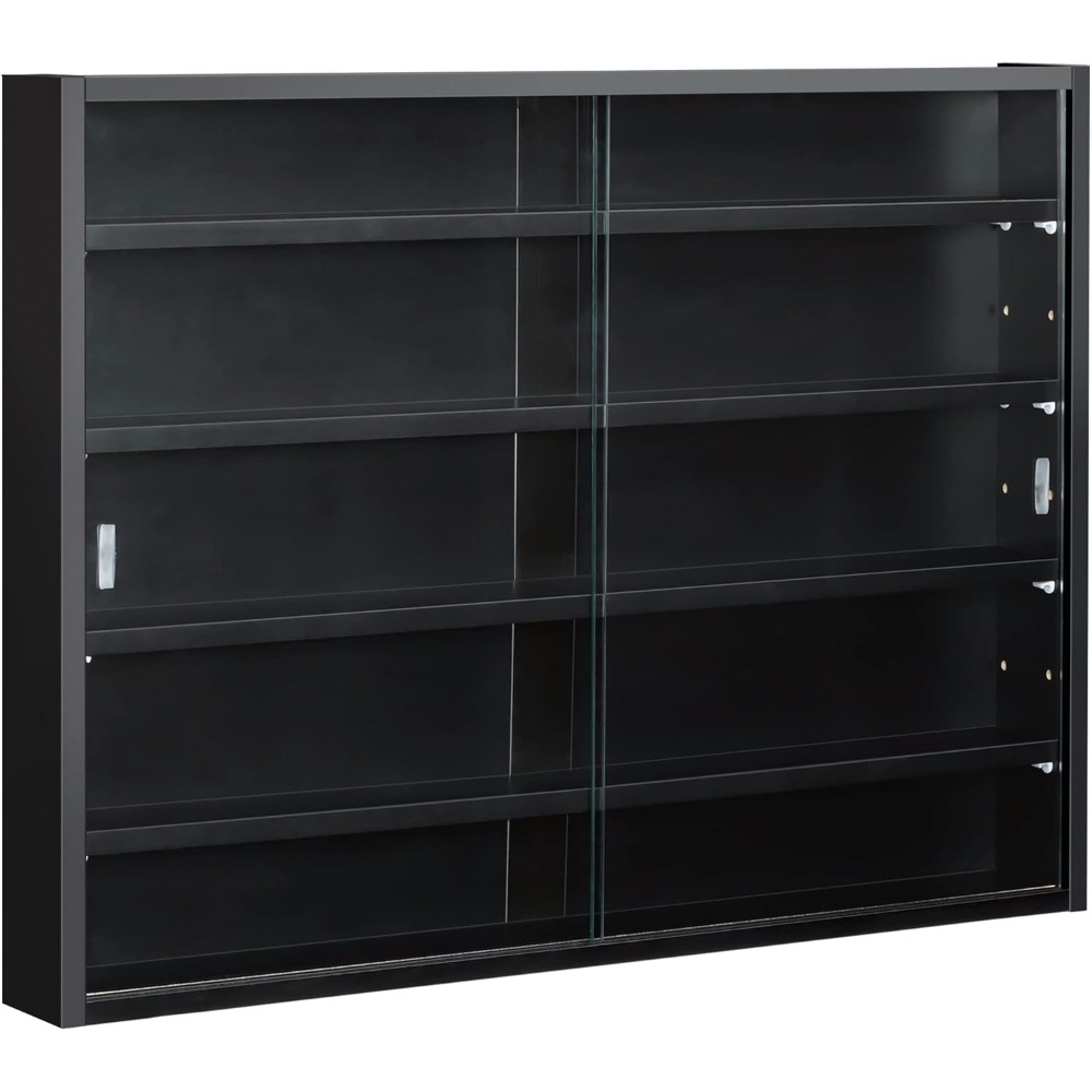 5-Tier Display Cabinet, Glass  - Glass Cabinet Display review and price
