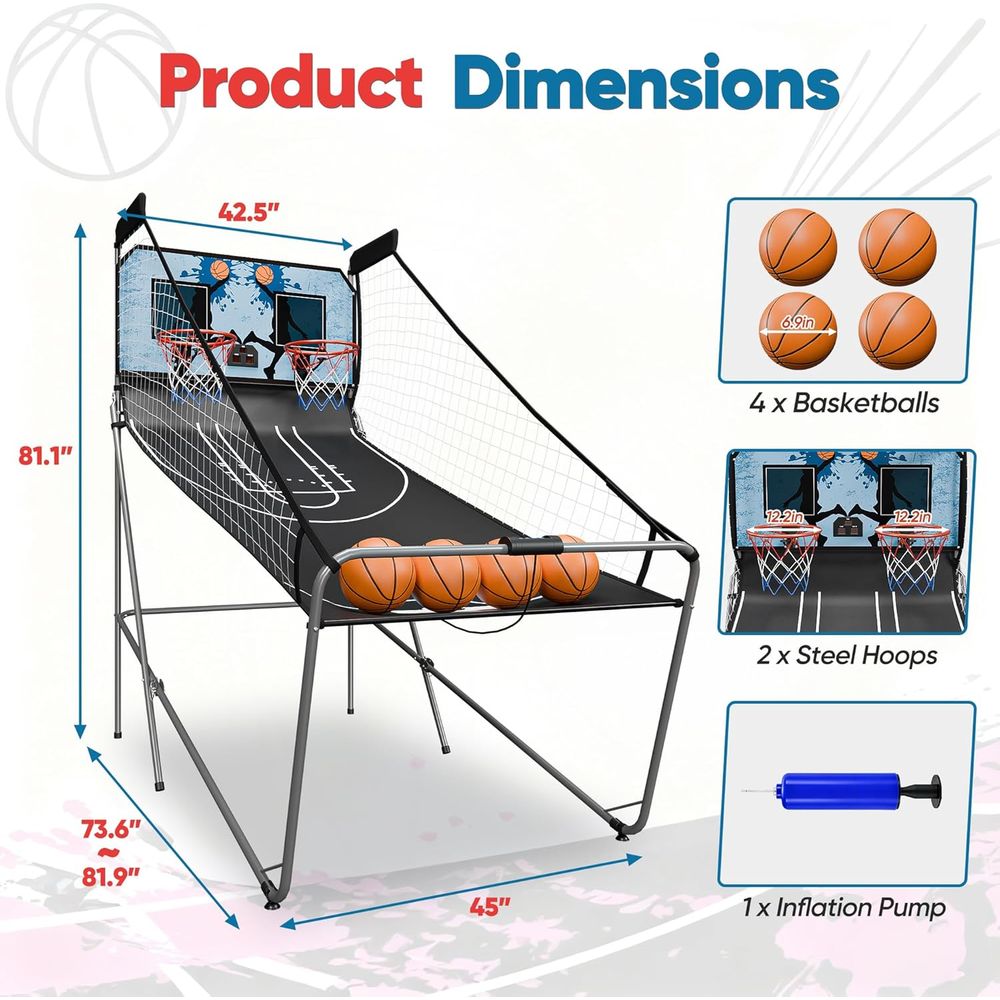 Indoor Basketball Arcade Game  - Arcade Games & Vending Llc Photos review and price