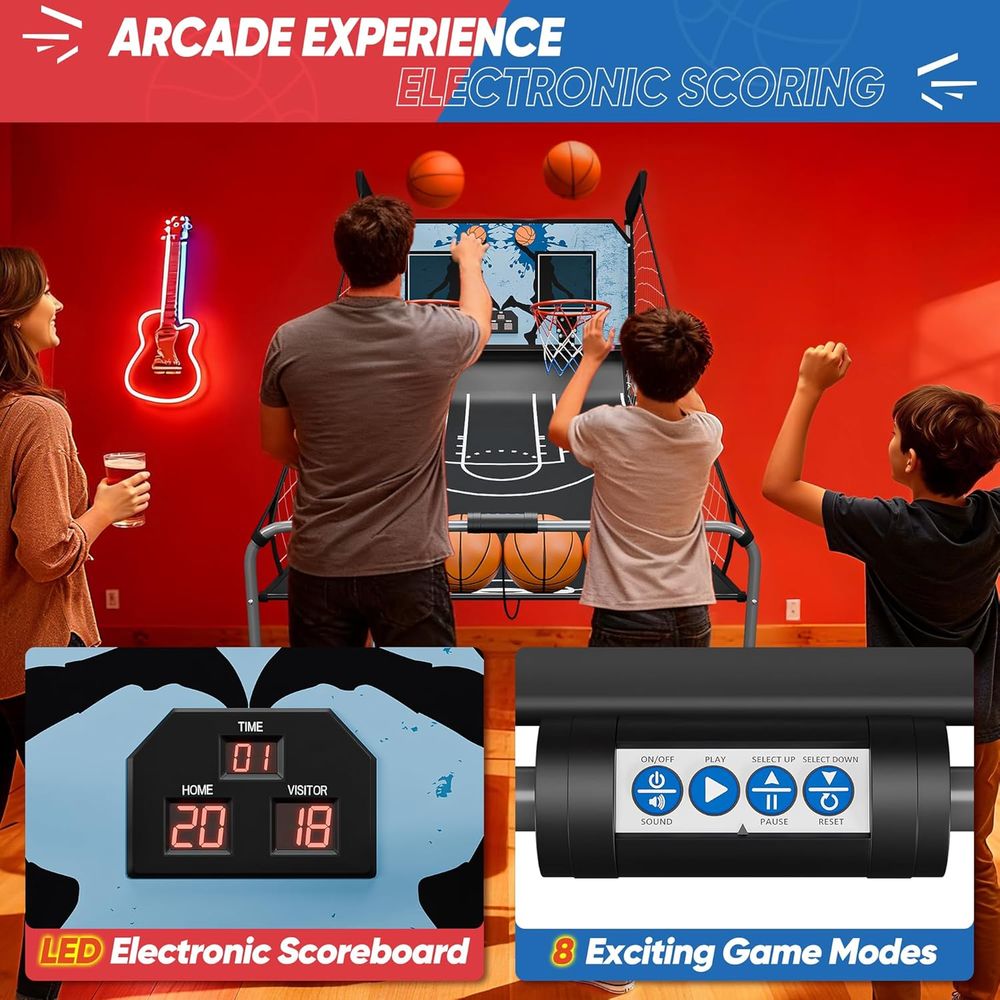Indoor Basketball Arcade Game  - Arcade Games & Vending Llc Photos review and price