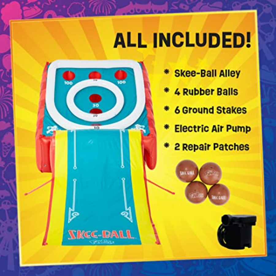 11 Ft Inflatable Skee-Ball Gam - Skee Ball Arcade review and price