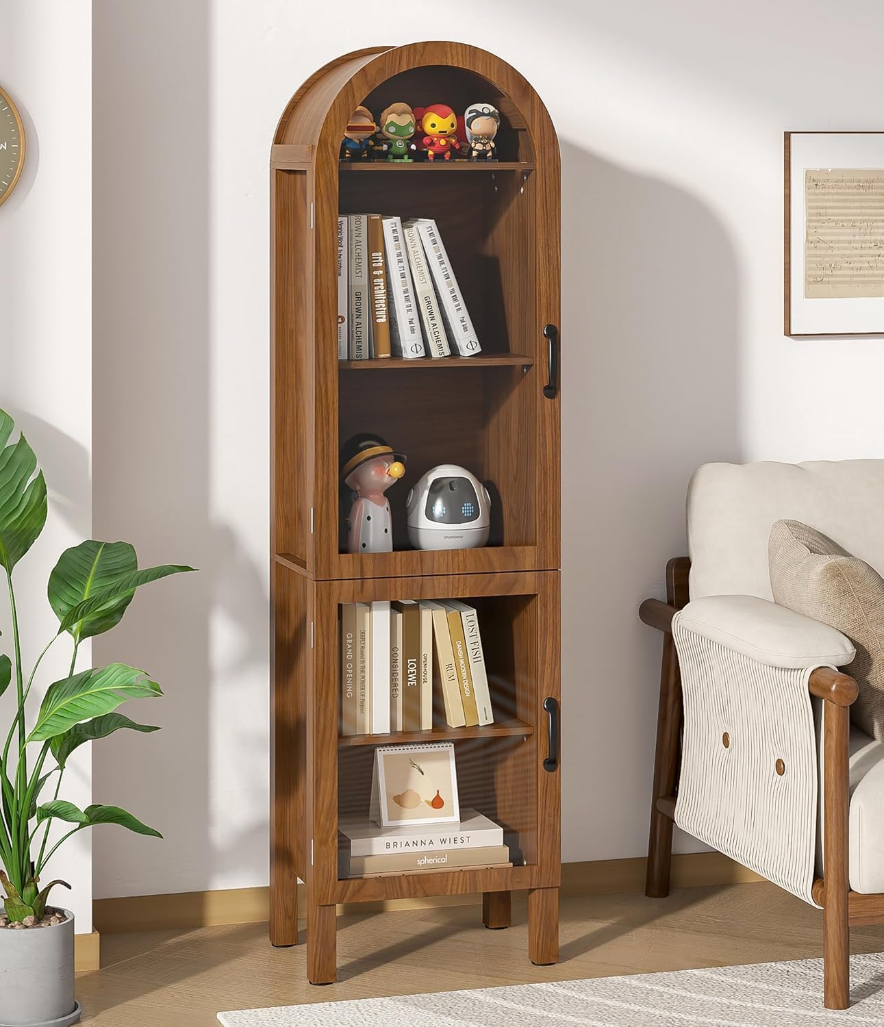 64.17 in Arched Display Cabine - Glass Cabinet Display review and price