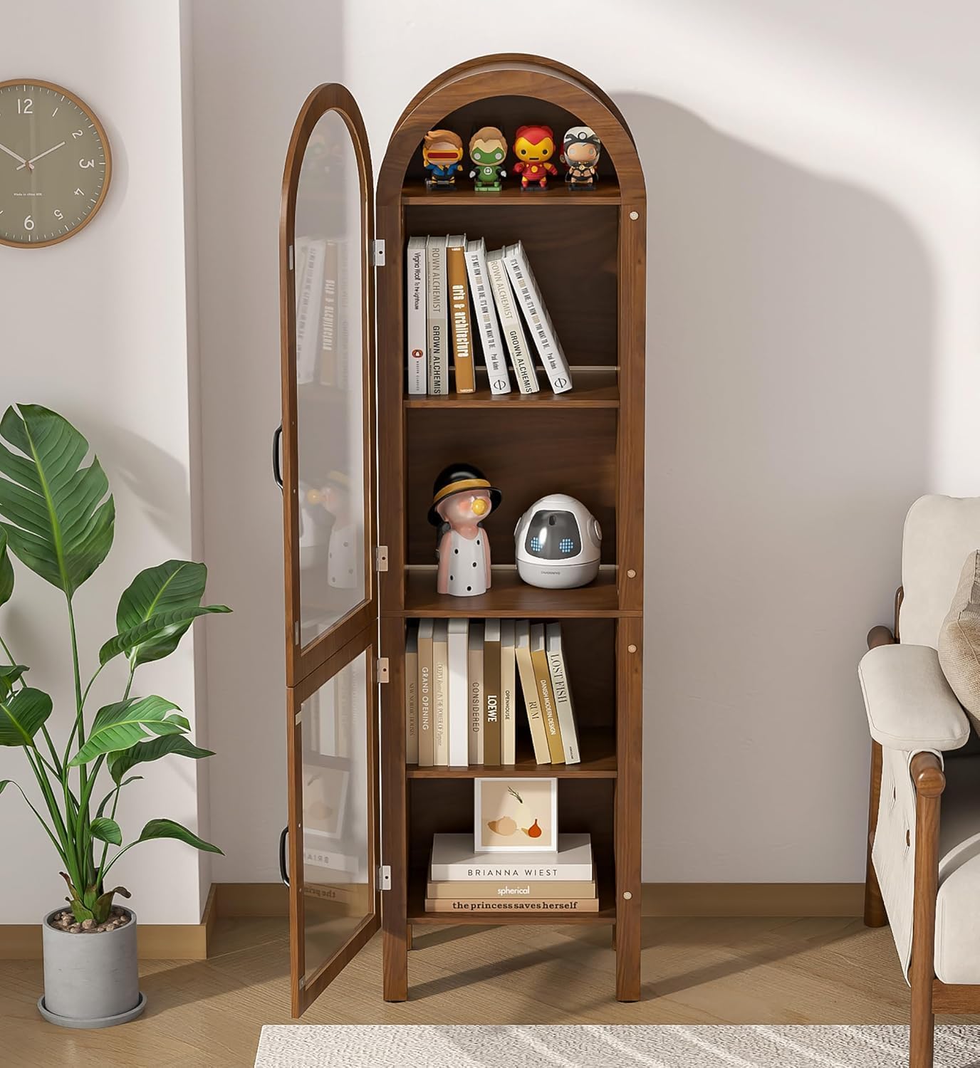 64.17 in Arched Display Cabine - Glass Cabinet Display review and price