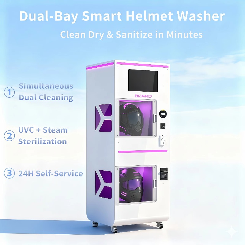Custom Double Warehouse Helmet - Vending Machine Qr Code review and price