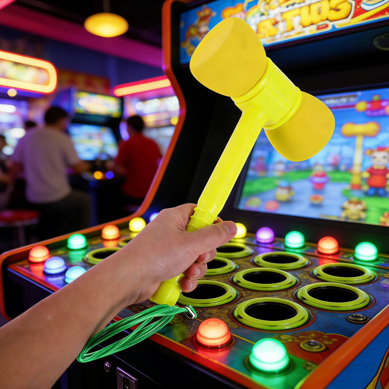Interactive Mole Game Hammer - - Whack A Mole Arcade review and price