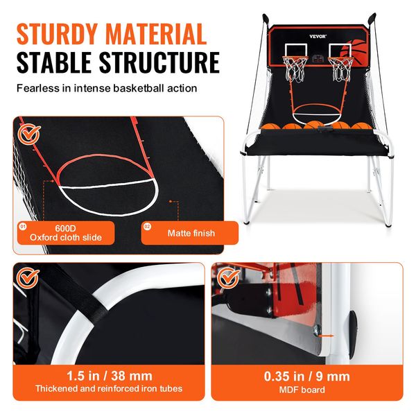 Foldable Basketball Arcade Gam - Arcade Games & Vending Llc Photos review and price